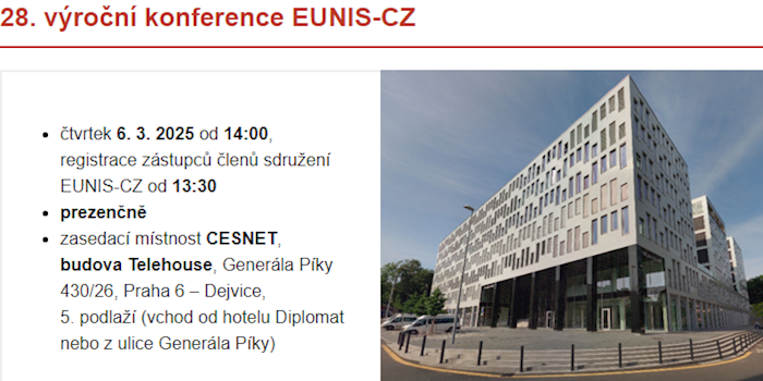 Newsletter EUNIS-CZ únor 2025